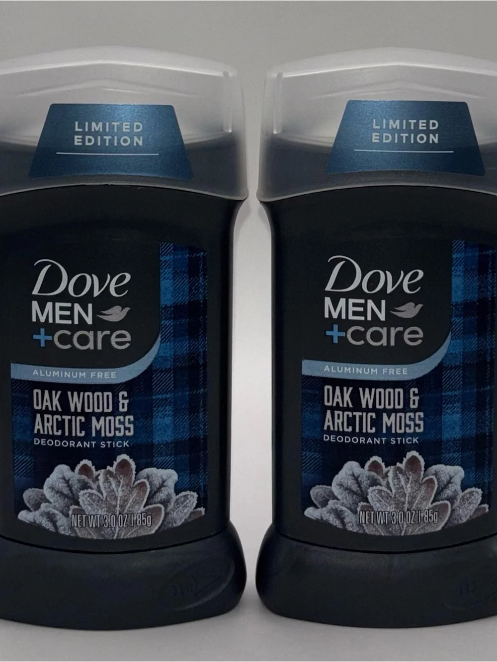 Dove Men+Care Oak Wood & Arctic Moss Deodorant Set of 2 NEW Discontinued